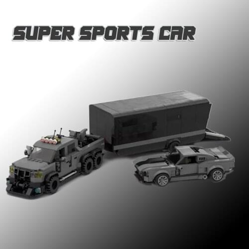 Super Sports Car Champion Raptor High-Tech Classic GT500 Vehicle Model DIY Assembly Toy MOC Building Block Childrens Gift