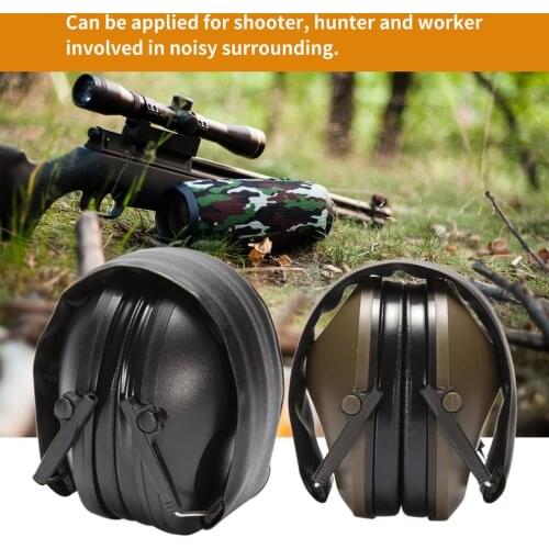 Tactical Headset Hearing Ear Protection 21dB Muffs Military Earmuffs Shooting Ear Protectors Hunting Noise Reduction Soundproof