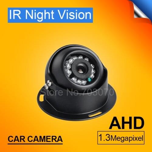 High quality vehicle ahd mobile dvr camera 1.0mp/1.3mp metal waterproof hd camera ir night vision bus taxi dom ahd camera