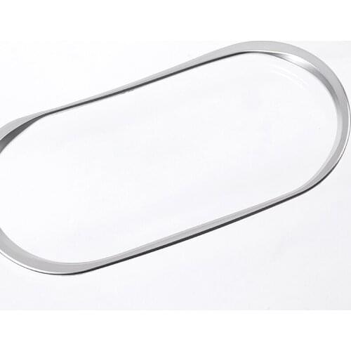 1 Pcs For Mercedes Benz CLA 200 260 GLA A Class W176 C117 A180 14-17 ABS Chrome Cup Holder Cover Trim Accessory Car-Styling