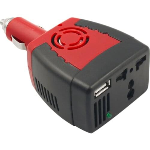 1pcs cigarette lighter Power Supply 150W 12V DC to 220V AC Car Power Inverter Adapter with USB Charger Port Drop Shipping