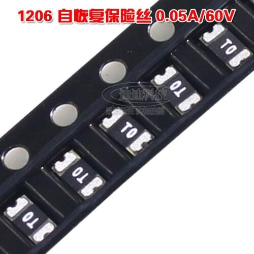 12060.05A 60V patch self-recovery fuse 50MA FSM005-1206 fuse SMD