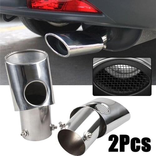 2pcs car Exhaust Pipes high quality Stainless Steel Exhaust Muffler Tail Pipe accessories For Honda C'R-V C'RV 2017-2018