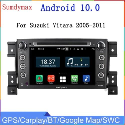 8core android10 car radio for SUZUKI Grand Vitara 2007-2012 car dvd multimedia gps navigation player audio stereo headunit