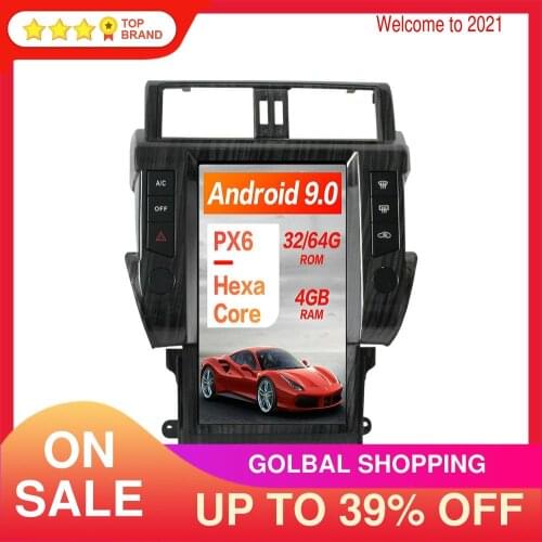 Android 9 128/64/32 Tesla Screen For TOYOTA LAND CRUISER Prado 150 2014-2017 Car GPS Navigation Head Unit Auto Radio Multimedia