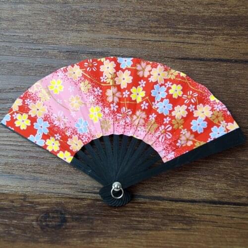 BJD Doll OOAK Red Sakura Floding Fan Japan Kimono Style For 1/4 17" 44CM Tall MSD DK DZ AOD DD