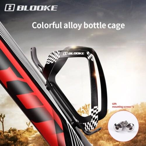 BLOOKE Ultralight Bicycle Water Bottle Holder Aluminium Alloy Cycling Water Bottle Cages Use For MTB Road Folding Bike