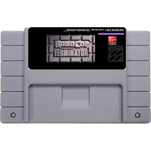 Big Sale 16 Bit 46 Pin Super Game Card - Robocop VS Terminator