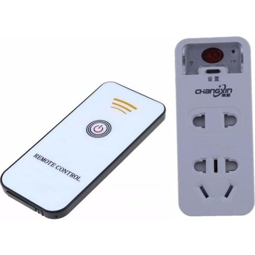 Household appliances set-top box 220V power infrared 7 meters learning remote control switch wireless socket