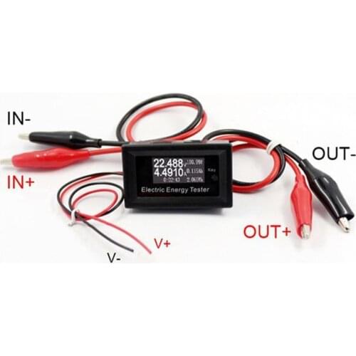 100V 15A Digital DC Voltmeter Current Voltage Meters LCD Energy tester Charger ammeter battery power supply capacity detection