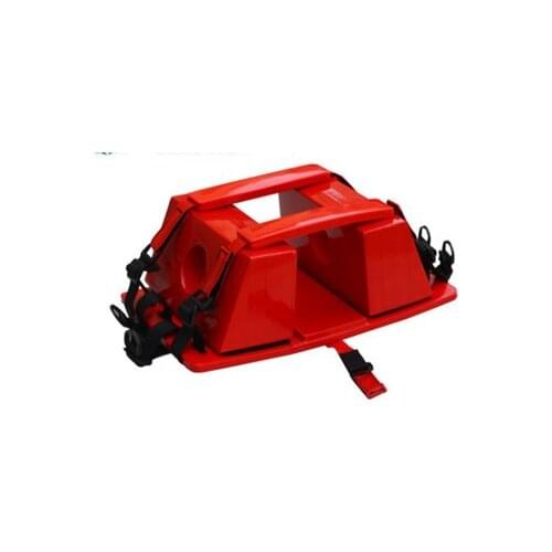 Swimming first aid head holder and neck collar