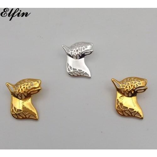 Elfin Wholesale Bull Terrier Brooches Gold Color Silver Color Trendy Bull Terrier Dog Brooches Jewellery Men