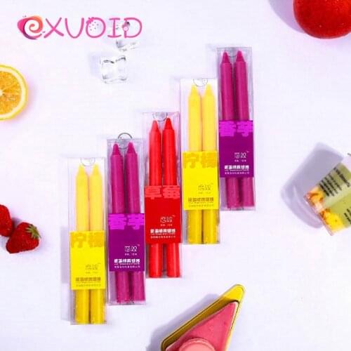 EXVOID Wax Candles Sex Shop Low Temperature Candle 2pcs/pack Sex Toys for Couples BDSM Bondage Adult Products