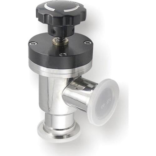 KF-16/25/40/50 Elbow Or Y Manual flapper Valve Angle Valve Vacuum KF Clamp End For Beer Brewing