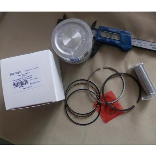 GX160 PISTON KIT 68MM FOR HONDA GX160K1 GXV160 163CC 5.5HP ENGINE PUMP CYLINDER MOWER RINGS SET PIN CLIPS ASSEMBLY FREE SHIPPING