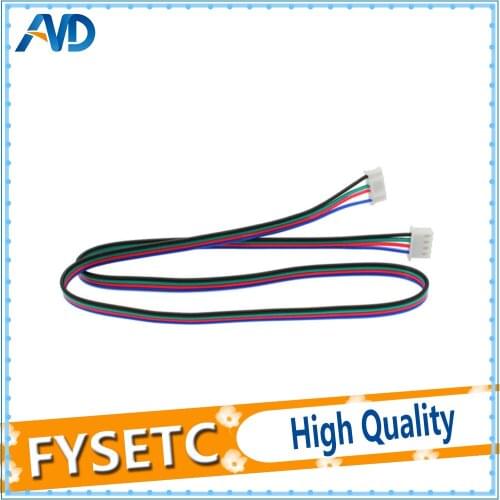 10pcs DuPont line HX2.54 4pin 50cm or 80cm or 100cm to 6pin White Terminal stepper Motor cable for Stepper Motor 3d printer