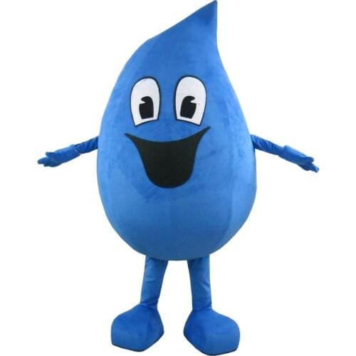 Adult Water Drop Mascot Costume Free Shipping for Halloween party costumes