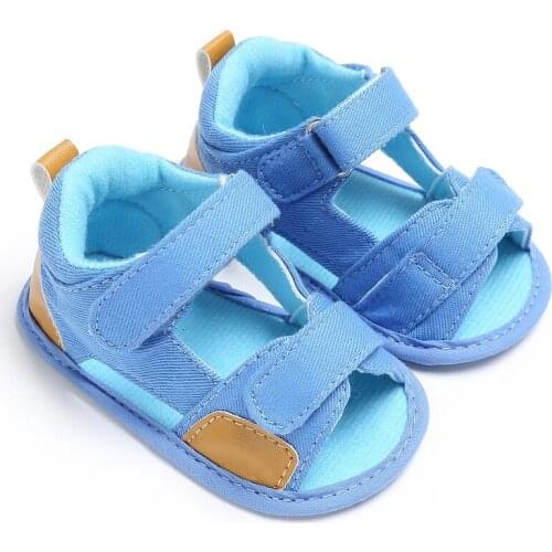 Summer Breathable Baby Boys Kids Splice Color Hollow Out Anti-skid Casual Baby Canvas Cack Shoes New