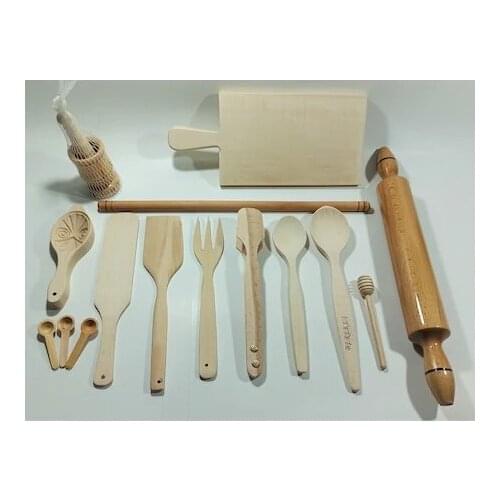 MOTHER GIFT WIDE FAMILY WOODEN 15 PIECE COMPLETE SET of