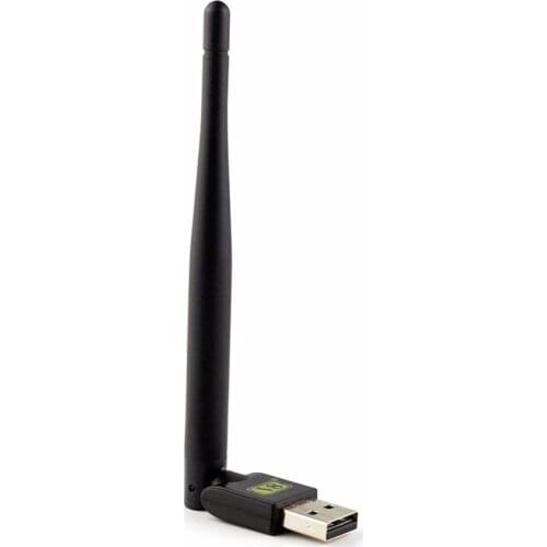 USB WiFi with Antenna Work for HD V8 Super Digital Satellite Receiver Receptor for HD TV Set Top Box