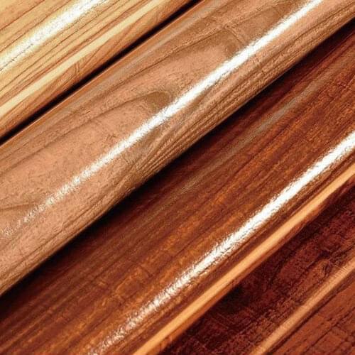 Modern Simple Vinyl Wood Panel Wallpaper Vintage Wall Covering Wall Paper Living Room Study Hotel TV Backdrop Wall 3D Home Decor