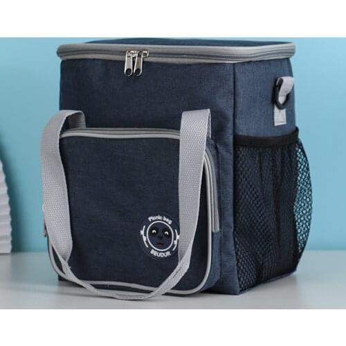 Lunch Cooler Bag Aluminum Foil Thickened Insulation Bag Portable Lunch Large Capacity Mommy Bag Ice Bag