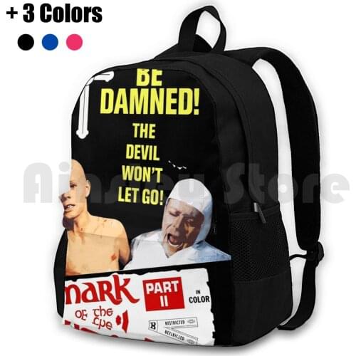 Mark Of The Devil Outdoor Hiking Backpack Waterproof Camping Travel 70S 70S Movies 70S Horror Horror Cult Movie Classic Devil