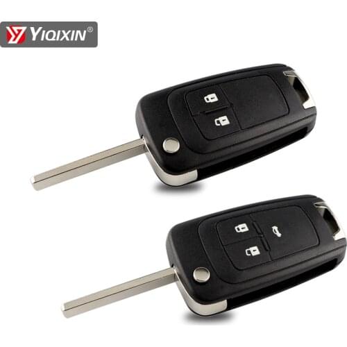 YIQIXIN High Quality Remote Car Key Shell Cover For Buick Opel Vauxhall Insignia Astra J Zafira Mokka Adam Folding 2/3 Button