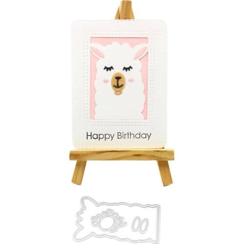 YPP CRAFT Lovely Alpaca Llama Metal Cutting Dies Stencils for DIY Scrapbooking/photo album Decorative Embossing DIY Paper Cards