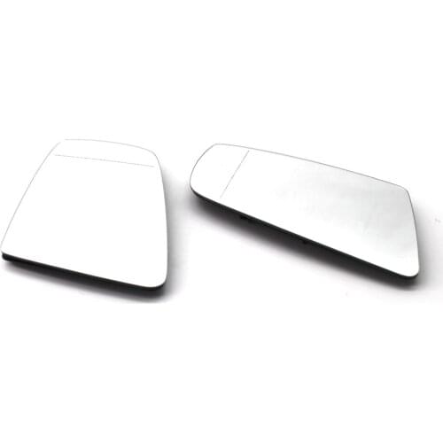 Pair of Side Review Mirror Glass Heated Anti Blind Spot 6 AC Clear Fit for BMW E60 E63 E64 04-07