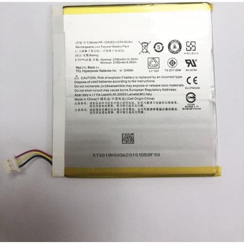 100% NEW 2700mAh Battery KT.0010H.003, PR-329083, PR-329083(1ICP4/90/84) for Acer Iconia One 7 B1-770
