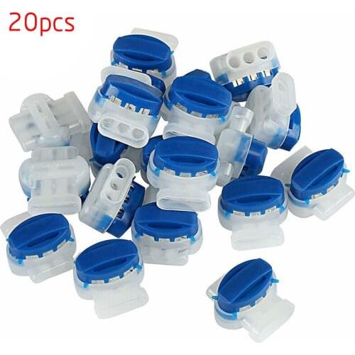20pcs Wire Connector Terminal Garden Robot Automatic Lawn Mower Cable Connector 314 Connector Mower Garden Outdoor Applications