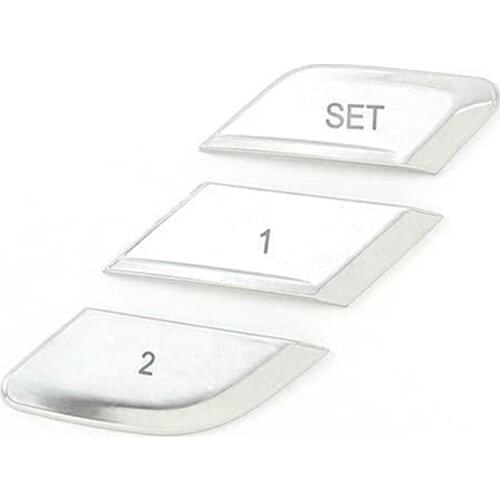 3PCS Car Styling Seat Adjustment Memory Button Sequins Sticker Door Lock Switch Cover Trim for 3 Series G20 G28 2020