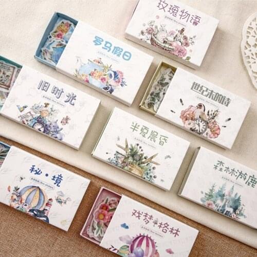 40 Pcs/lot Feather Remembrance Time Paper Sticker Decoration DIY Album Diary Scrapbooking Label Sticker Kawaii Stationery