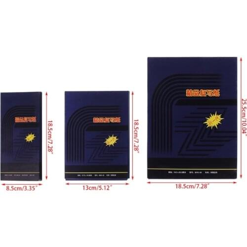 50 Sheets Double Sided Carbon Copier Stencil Transfer Paper Stationery Supplies 48K