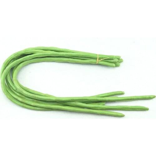 6pcs High imitation artificial Fake long bean model&artificial plastic fake simulated long bean vegetable