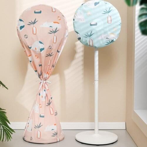 80% Dropshipping!!Dust Cover Eco-friendly Cartoon Pattern PEVA Standing Electric Fan Cover for Home