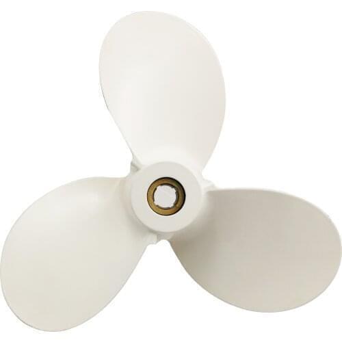 9x7 1/2 for Yamaha 6-8hp Outboard Aluminium propellers Pin Drive boat engine propellers Similar to OEM No.647-45943-00-EL