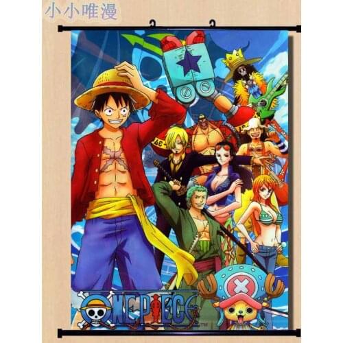 Anime ONE PIECE whole role Edward Newgate & Shanks & Boa Hancock & Luffy Home Decor Wall Scroll Poster Decorative Pictures