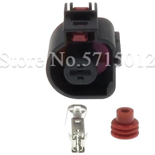 1 Hole 1K0973751 Automotive Starter Motor Plug 1K0 973 751 Female Cable Socket For VW Sagitar Magotan Golf Audi