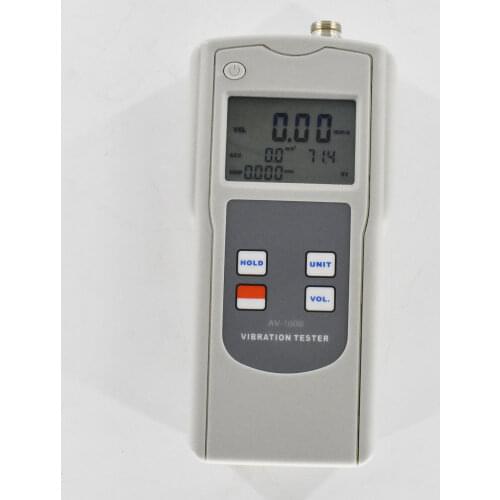 AV-160B Digital Portable Vibration Meter Tester Analyzer with Acceleration Velocity Displacement Tester