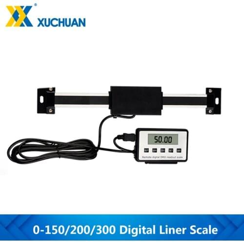 Digital Linear Scale 0-150mm/0-200mm/0-300mm 0.01mm Magnetic Remote Digital Readout Digital Linear Scale External Display
