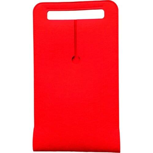 Deluxe Red Felt Double Wine Water Bottle Holder Bag Carrier Cooler Insulator - Durable & Lightweight