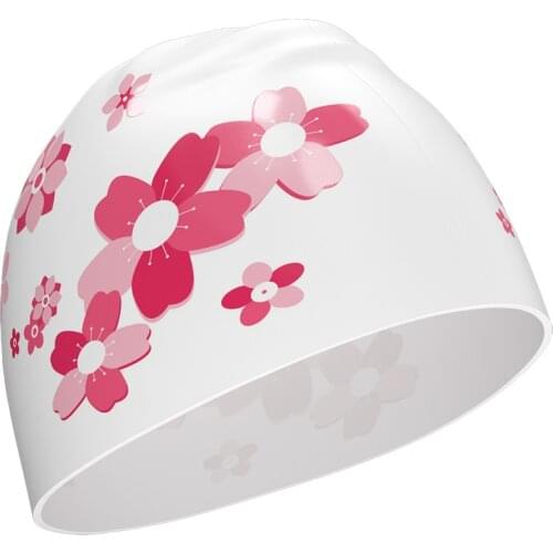 EXX Floral Printed Kids Women Swimming Caps Silicone Cute Stylish Pool Swim Hats Beach Accessories 2018 2O