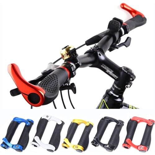 Carbon Handlebar Road Cycling Mountain Bike Bicycle Lock-on Handlebar Cover Handle Bar End 1pair