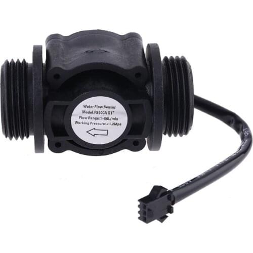 G1" Water Flow Hall Effect Sensor Switch Flow Meter Flowmeter Counter 1-60L/min