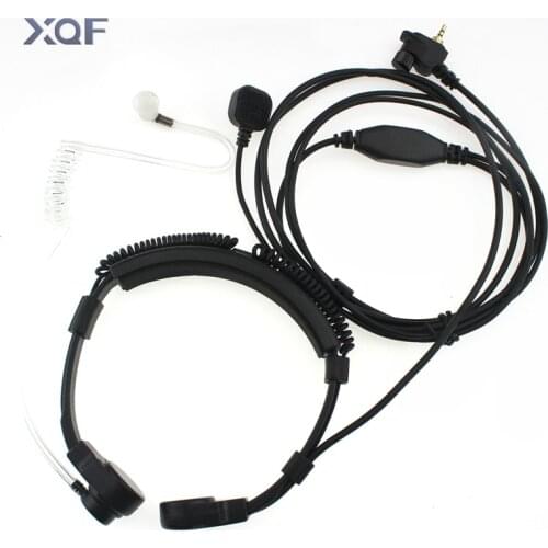 Flexible Throat Mic Microphone Covert Acoustic Tube Earpiece Headphone For Motorola MTP850 MTH600 MTH650 MTH800 MTH850 Radio