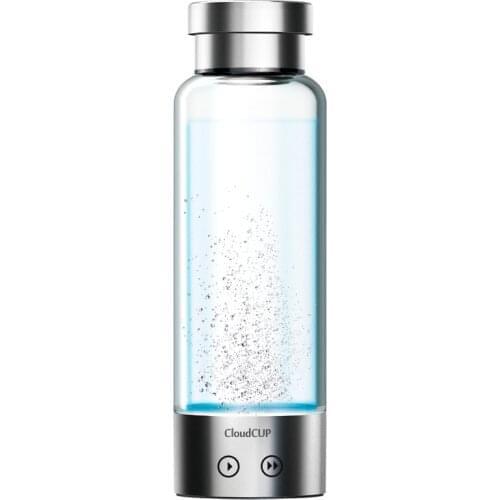Japanese Titanium Quality Hydrogen-Rich Water Cup Ionizer Maker/Generator TWO Modes Super Antioxidants ORP Hydrogen Bottle 480ml