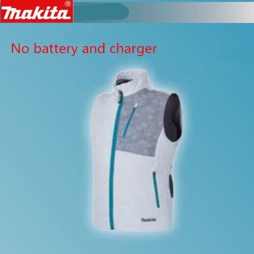 Makita Vest Ventilated dfv210zl + ADAPTER Original Battery 10.8v makita