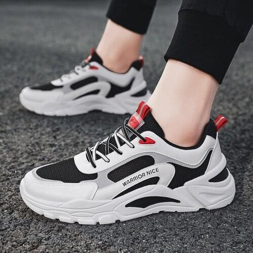 2021 Summer Mens Sneakers Hollow Breathable Platform Increased Dad Leisure Sports Running Shoes Tennis Shoes For Men